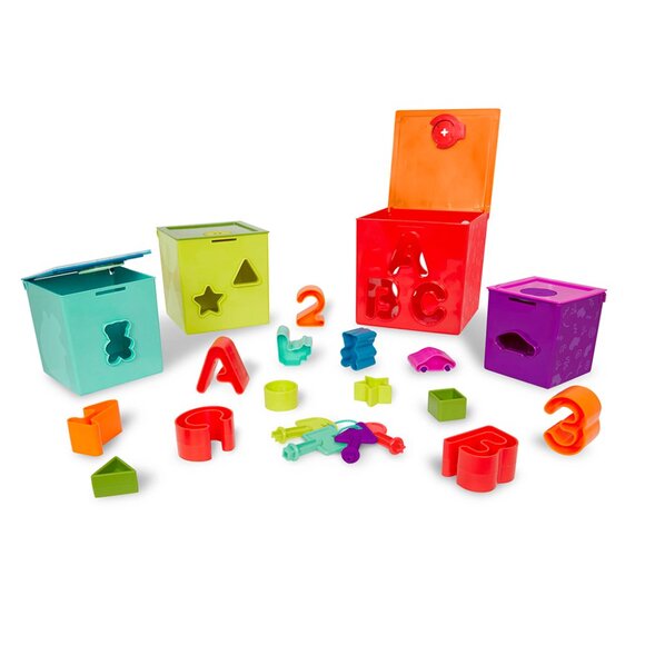 BNIB Battat Lock and Learn Activity Cubes Playset -Hard to find!! - Picture 6 of 7